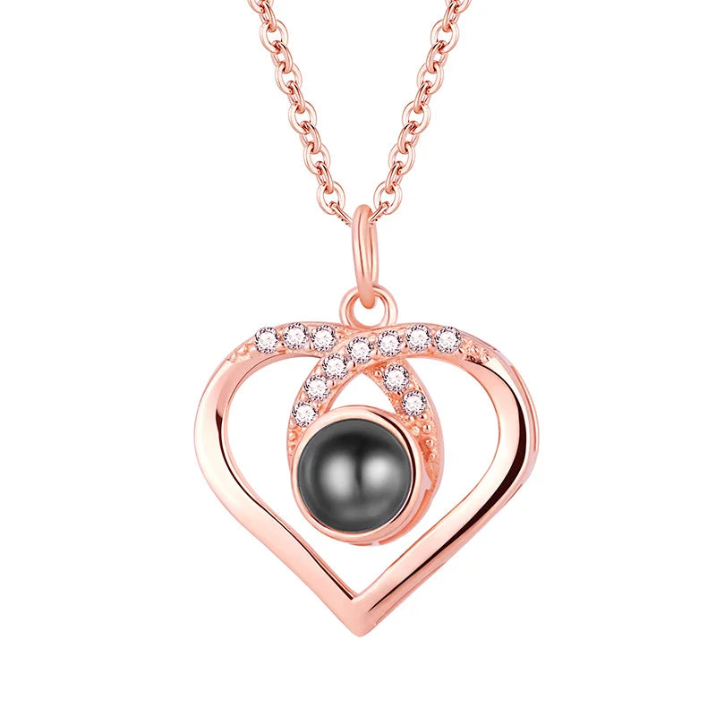 Custom Photo Projection Necklace