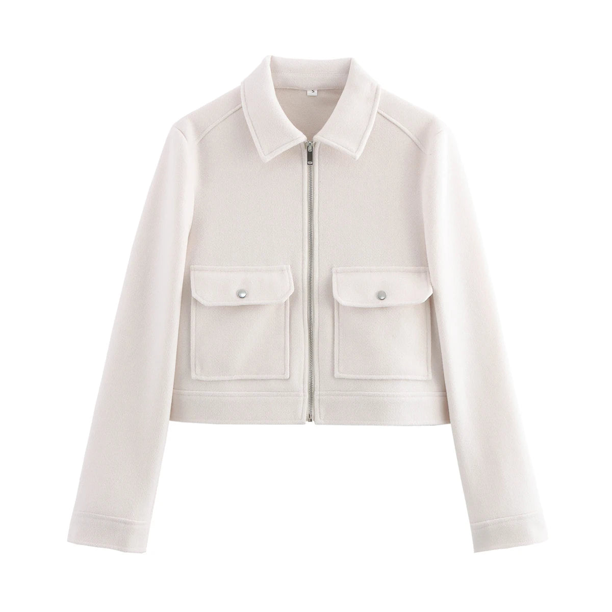 Women's Elegant Zipper Pocket Jacket